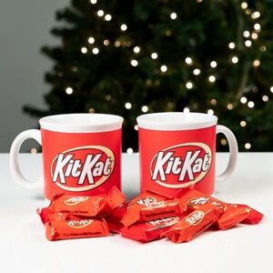 ‼️CLEARANCE Item‼️| 2 Ceramic KitKat Mugs